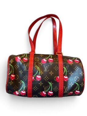 Vintage Louis Vuitton Papillon 30 M51365 – Refurbished Custom Cherry Bag